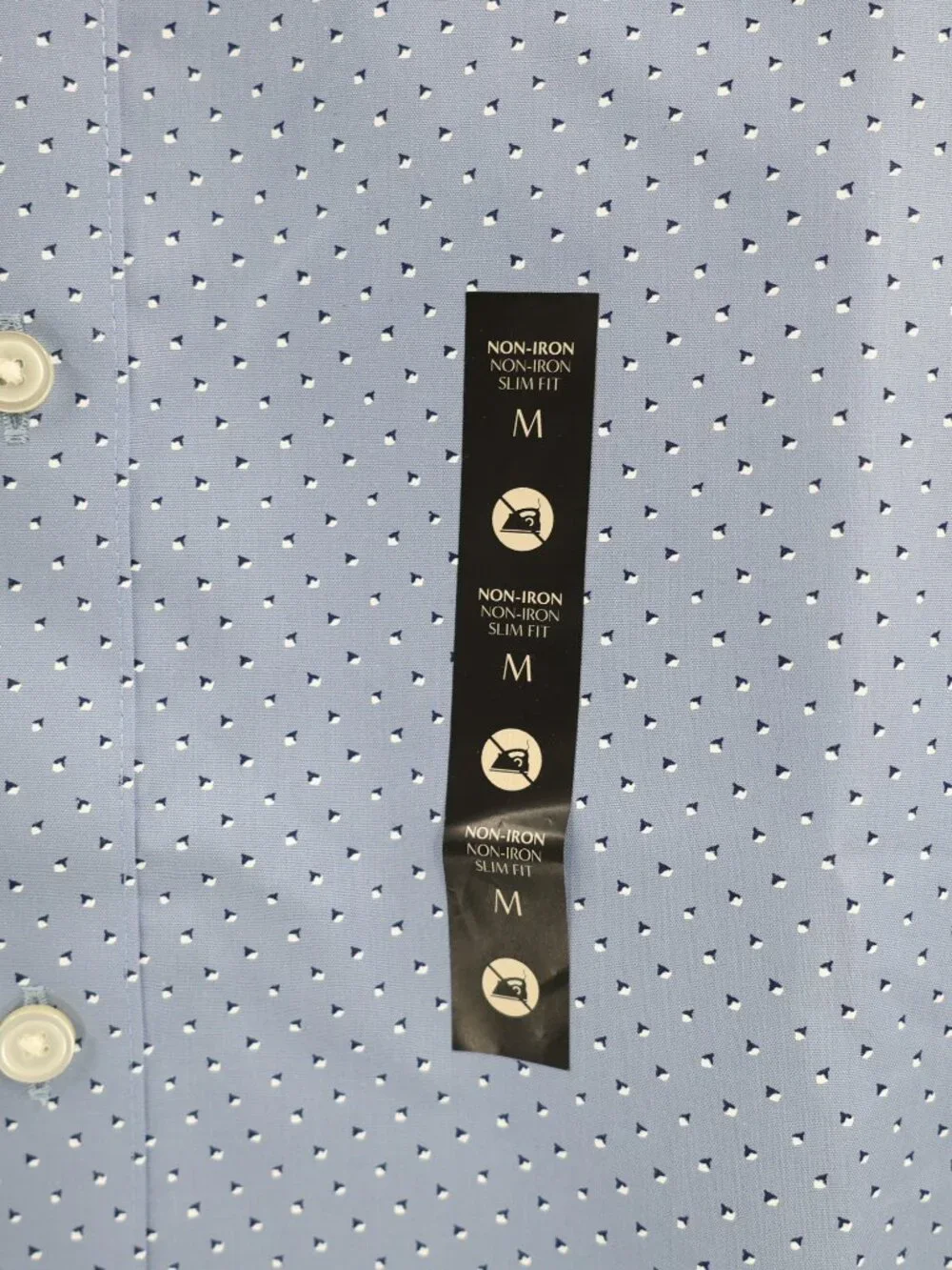 NWT Banana republic shirt Mens medium non iron long sleeve button up slim cotton